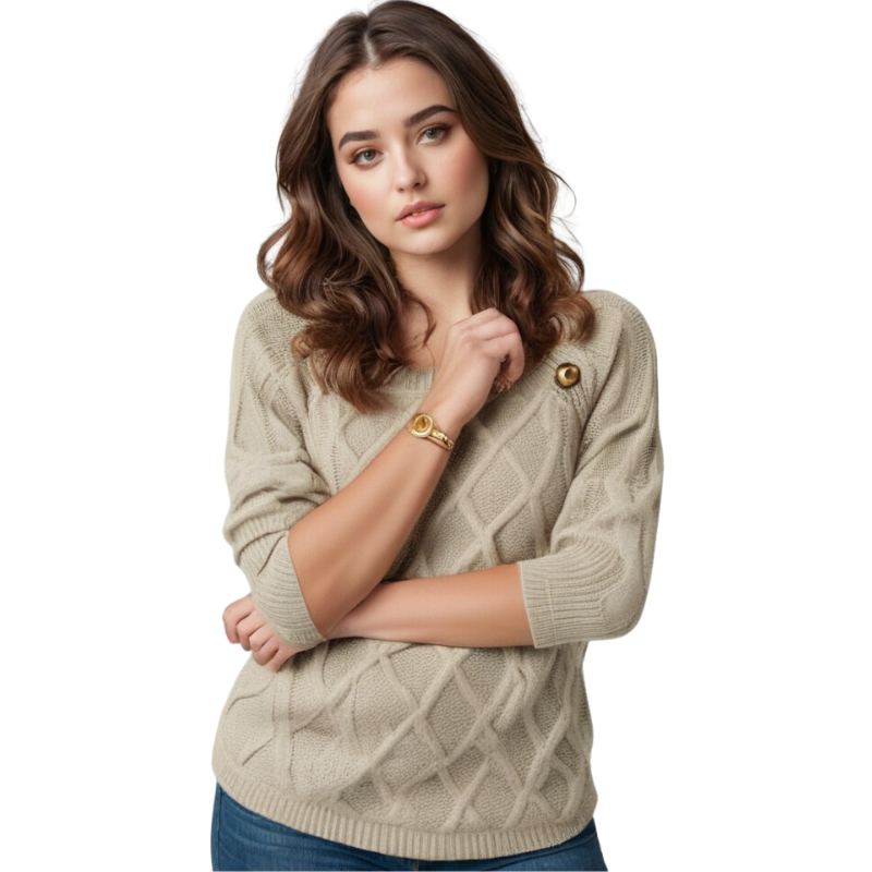 Laura Zopfstrickpullover