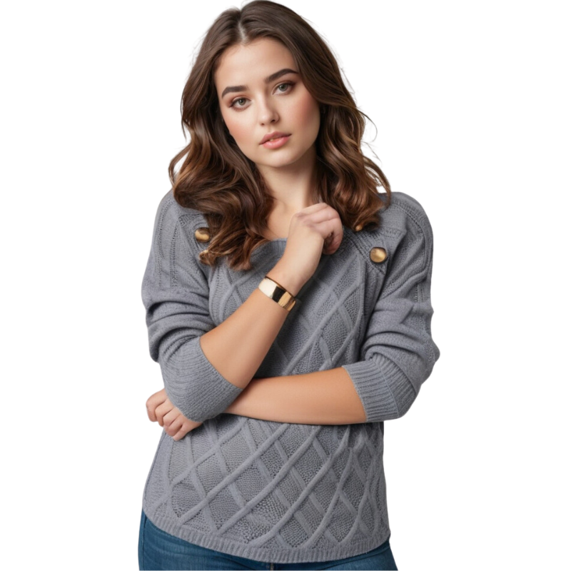 Laura Zopfstrickpullover