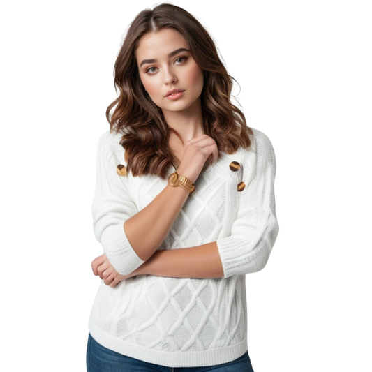 Laura Zopfstrickpullover